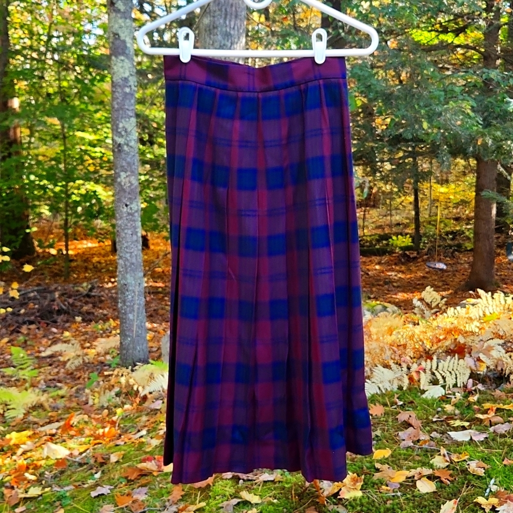 Lindsay Modern tartan skirt by L.L.Bean